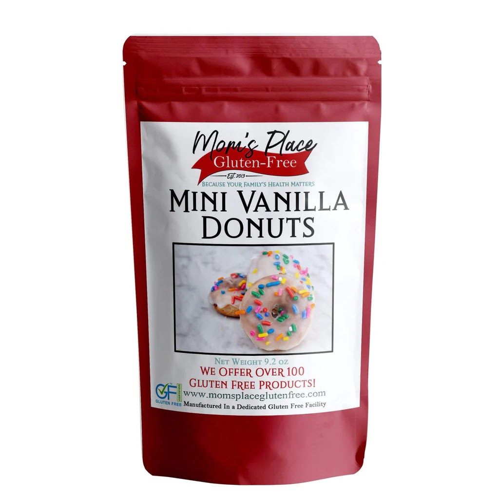 Gluten-Free Mini-Vanilla Donut Mix with Vanilla Glaze