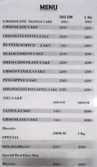 National Bakery menu 4