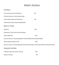 Mital's Kitchen menu 1