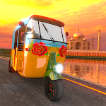 Cover Image of Herunterladen Rickshaw Tuk Tuk Car Multiplayer Racing Game 10 APK