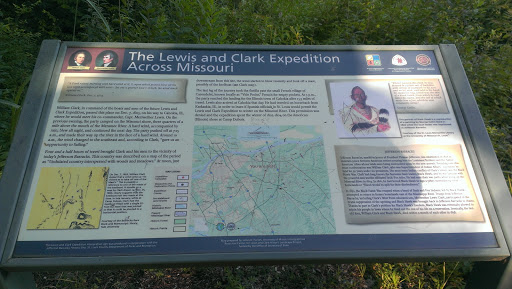 Louis and Clark Expedition Across Missouri