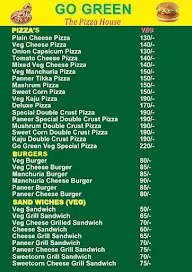 Go Green Pizza Point menu 1
