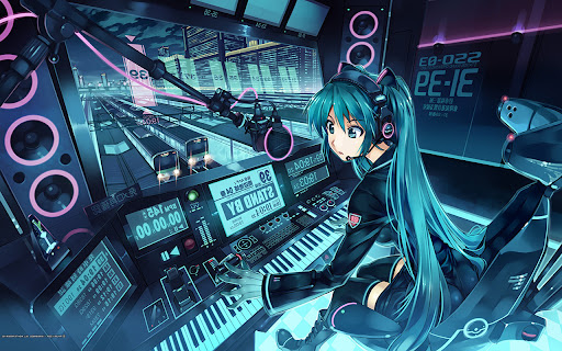 Miku Train Station 1920x1080