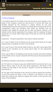 The Securities Contracts Act Screenshots 3