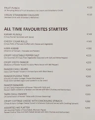 Aaru's Restaurant menu 4