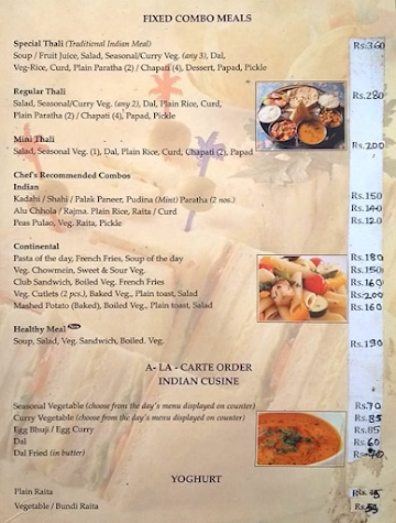 Jai Niwas Restaurant menu 