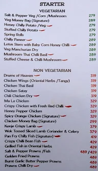 Panda Wokk menu 1