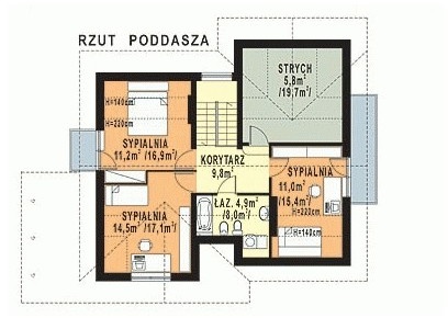 WB-3327 - Rzut poddasza