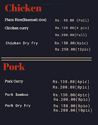 Baruah Kitchen menu 1