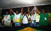 The newly-elected ANC Free State provincial leadership.