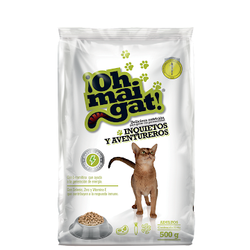 Alimento Para Gatos Oh Mai Gat Inquietos x 500 gr  