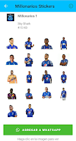 Millonarios Stickers Screenshot