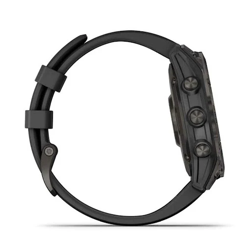 Đồng hồ thông minh Garmin epix Gen 2, Đen, Xám Carbon DLC Titaniumvới Dây Silicone,SEA (010-02582-18)