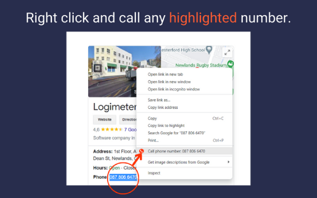 Logimeter Click to Call Preview image 2