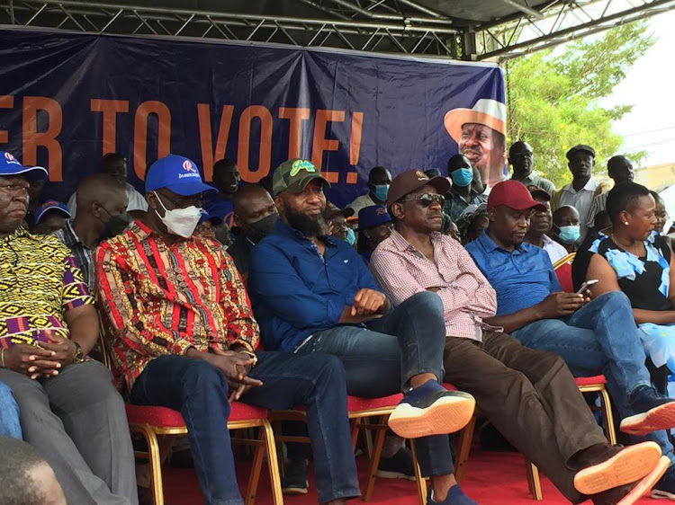 Leaders allied to Azimio la Umoja drum up support for ODM leader Raila Odinga in Siaya.