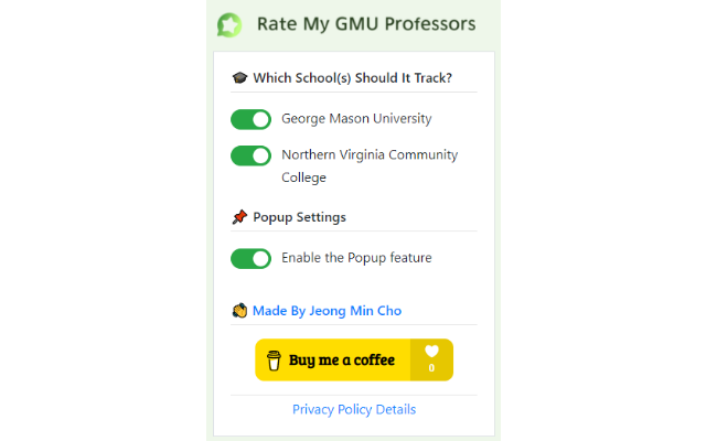 Rate My GMU Professors Preview image 4