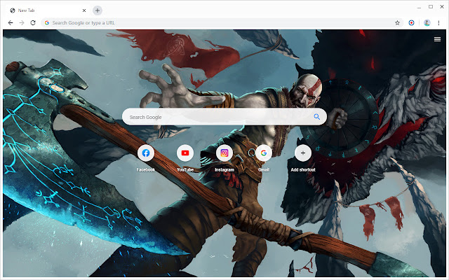 Kratos God of War Wallpapers New Tab