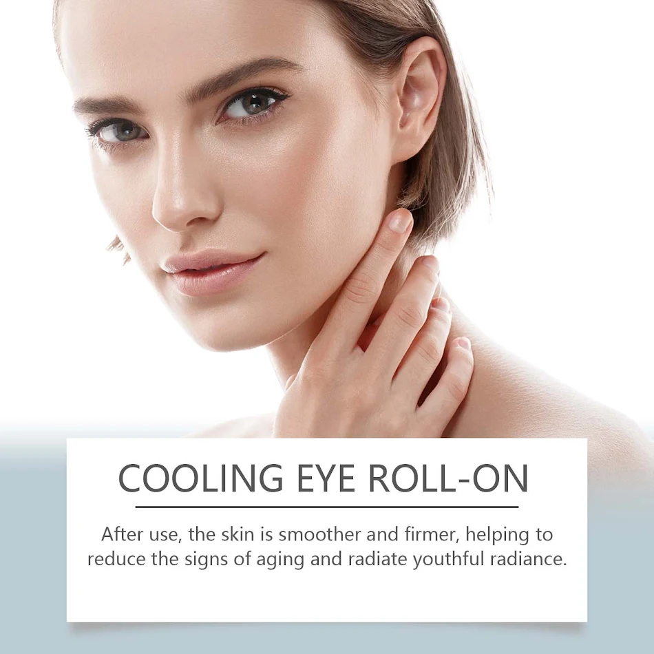 Nicotinamid Roll-on Augencreme Feuchtigkeitspflege. Reduziert Falten, dunkle Augenringe und Schwellungen. Für strahlende, hydratisierte Augenpartie.