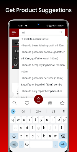 Screenshot Beard Grooming Offers for Men