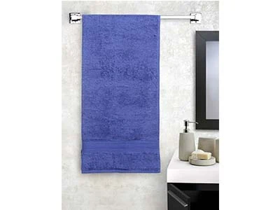 Patanjali Towel-Cotton-Royal Blue - 150cmX70cm size