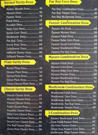 99 Variety Dosa And Pav Bhaji menu 3