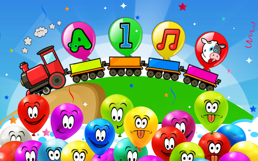 Balloon Pop Kids Learning Game