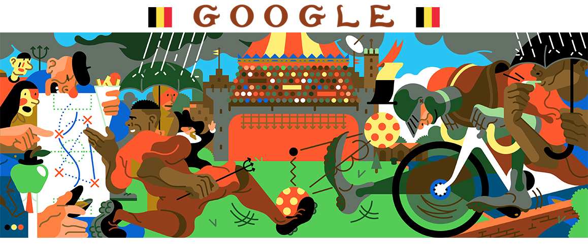 World Cup Doodle for Belgium