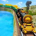 Gold Transport City Train Game icon