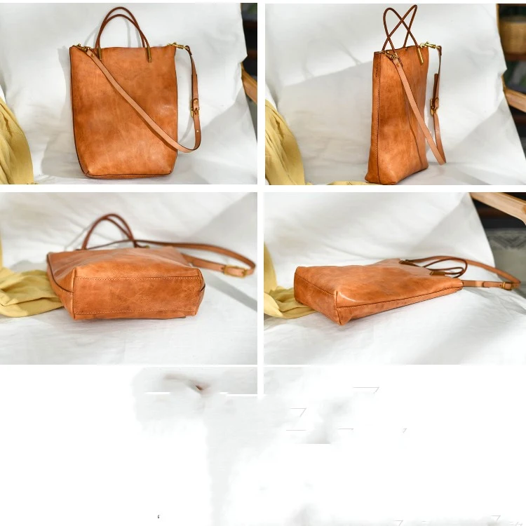 Minimalistička kožna torba na rame Retro Girl. Elegantan dizajn, izdržljiva i svestrana, idealna za svakodnevnu upotrebu i posebne prilike.