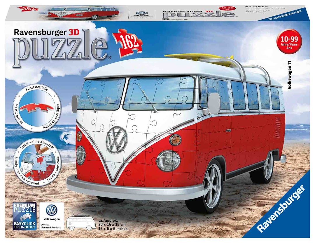 3D Пазл VW Bus T1 162 элемента отзывы кто купил