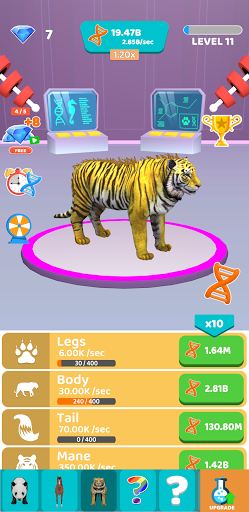 Screenshot Idle Animal Evolution - AI