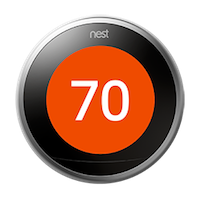 Nest thermostat farsight target temperature