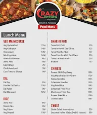 Crazy Kitchen menu 2