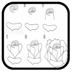 Cover Image of Baixar how to draw roses step by step 3.0 APK