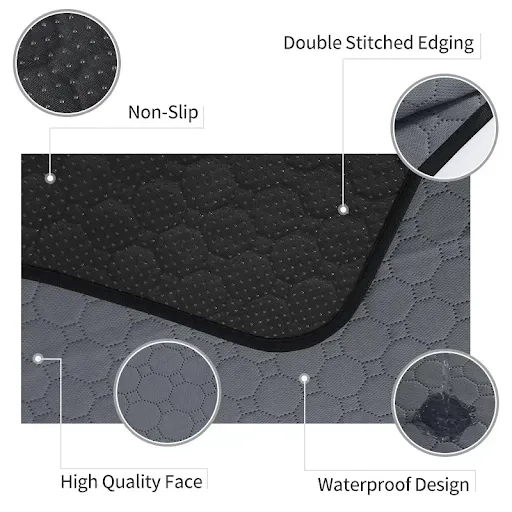 Dog Pee Pad Reusable Washable Waterproof Absorbent Pet Mat Puppy Training Pad Car Seat Cover Dog Supplies Лежанка Для Со