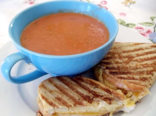 MY Grilled Cheese and Tomato Soup