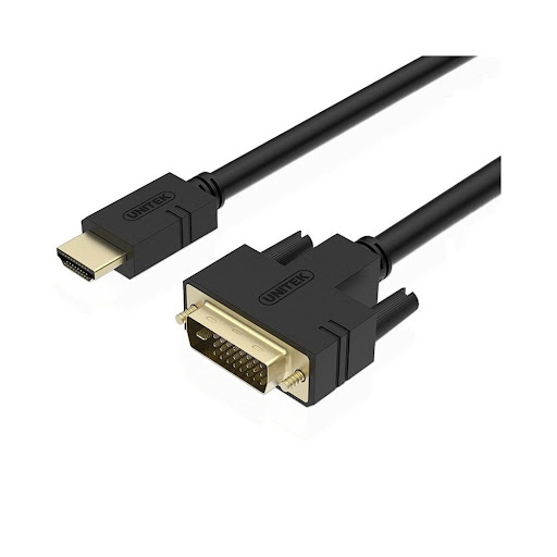 Cáp Unitek HDMI to DVI (24+1) 5m (Y-C 220E) 2K