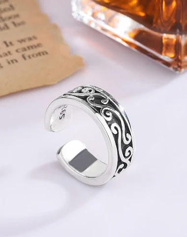 Bague Retro Dark Thorn pour Homme e - 3
