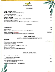 Le Olive Garden Mysore menu 2