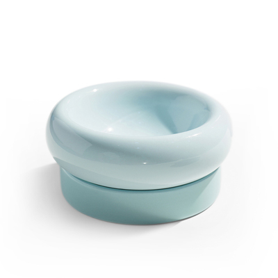 Title 1, Mochi Ceramic Short-leg Cat Bowl Elevated and N...