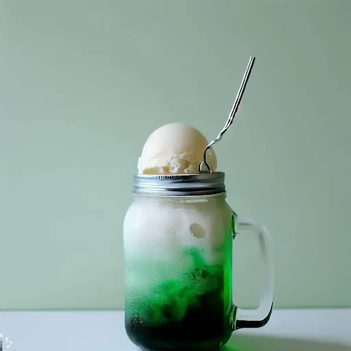 Paan Ice Cream Soda [450 Ml, Mason Jar]