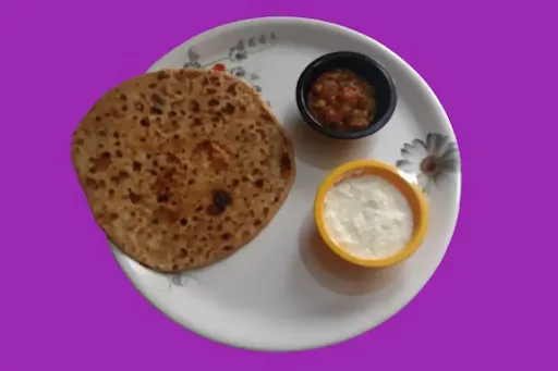 Jain Cheese Chilli Paratha