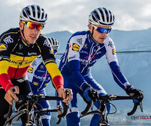 Quick-Step Floors-renner Pieter Serry heeft wel een bijzonder creatieve 'oplossing' voor fietsen in ijskoud weer