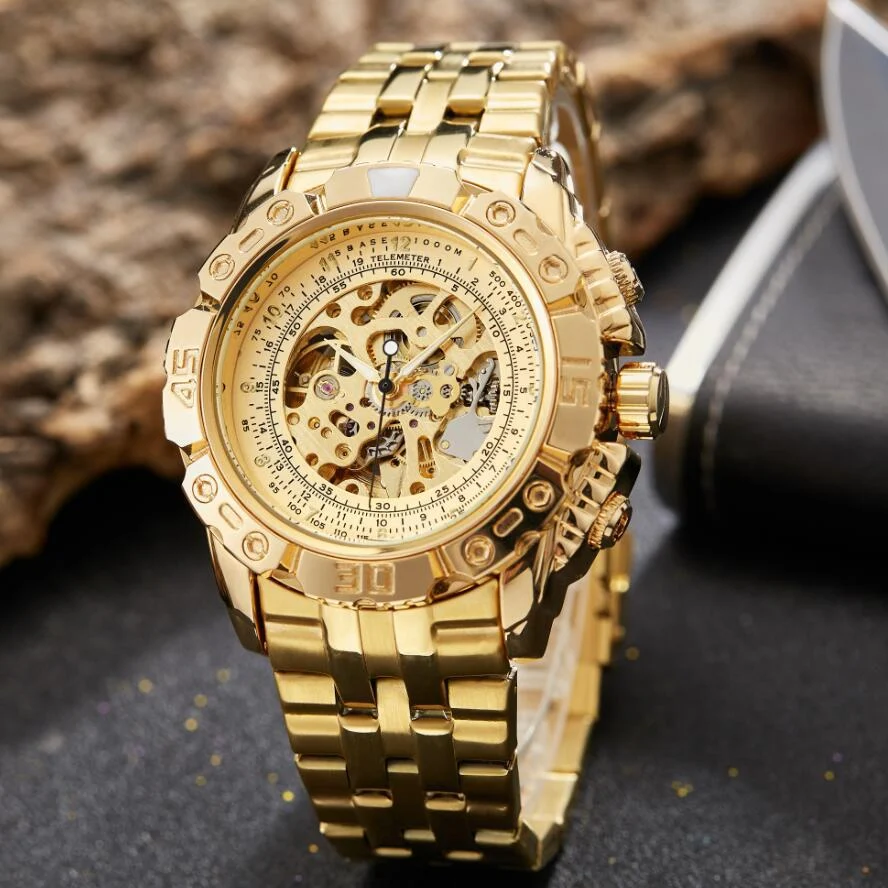 Title 4, Heren Luxe Automatisch Mechanisch Horloge Volle...