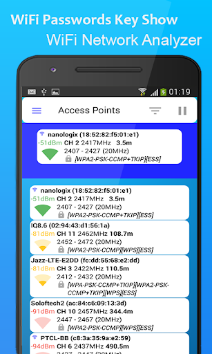 Screenshot Wifi Password Key Show Connect