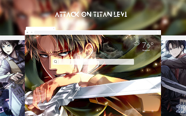 Attack on Titan Levi HD Wallpaper New Tab