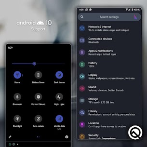 Chủ đề Gravija Substratum đã vá APK 1