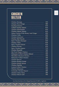 YKS Sizzlers Multi Cuisine Bar menu 2