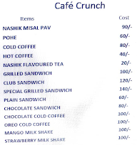 Cafe Crunch menu 3