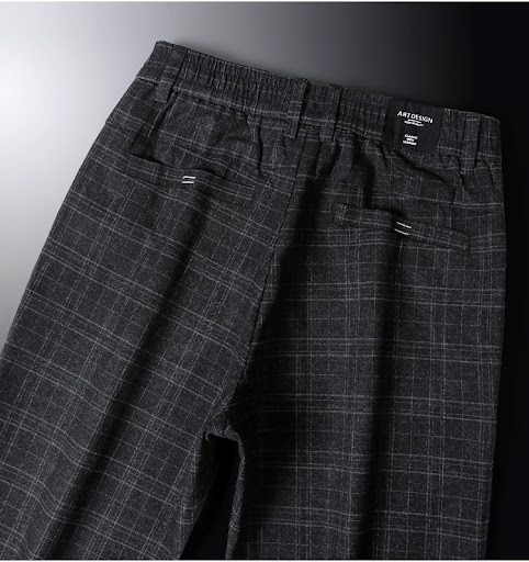 Title 3, Mens Slim Fit Stretch Straight Work Pants for ...